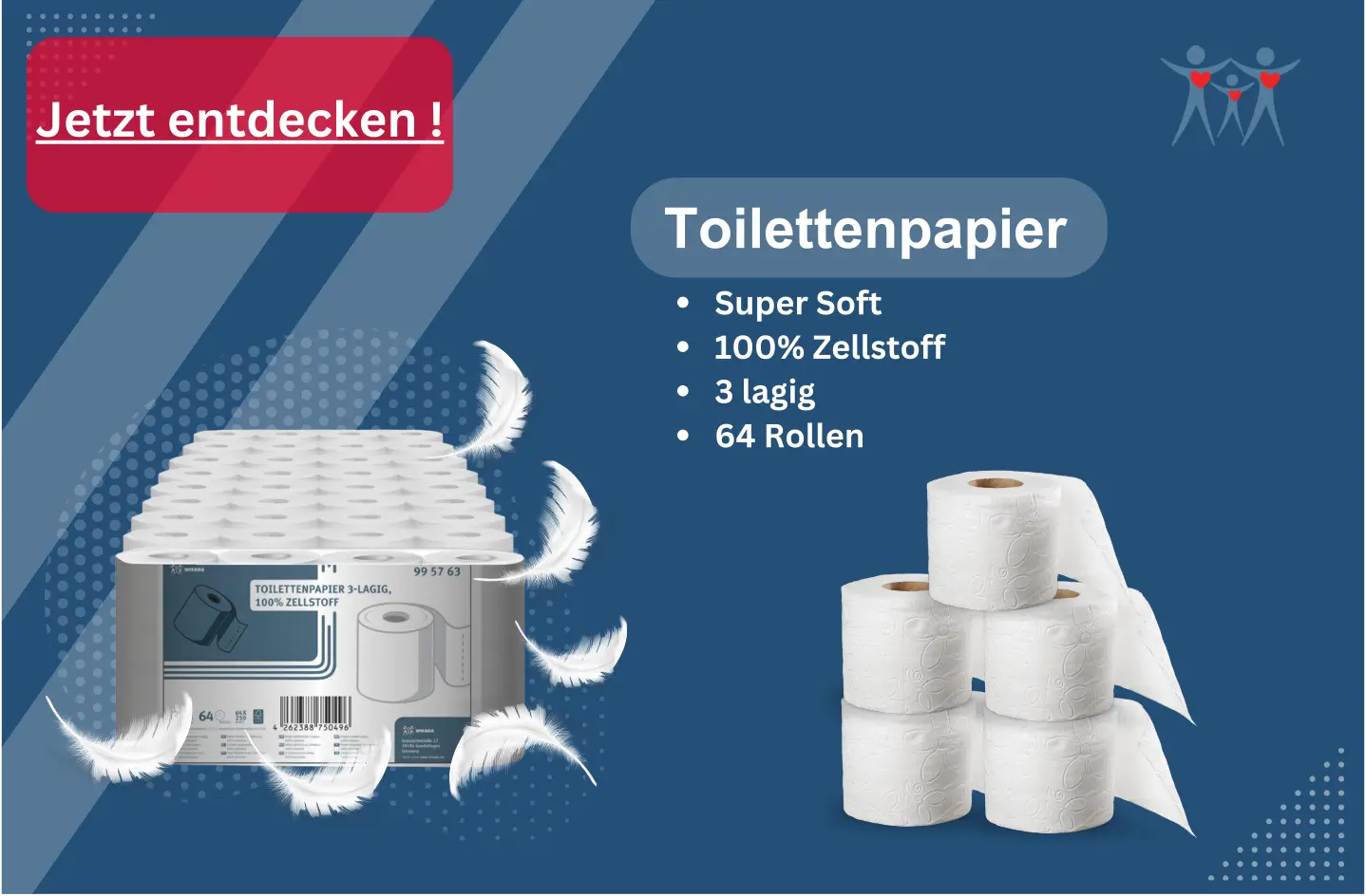 Toilettenpapier jetzt entdecken!